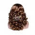 Stema #4/27 Highlight Double Drawn Bouncy Curl 13x4 Transparent Lace Frontal Wig 250% Density