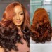 Stema #350/4 Double Drawn Bouncy Curl 13x4 Transparent Lace Frontal Wig 250% Density