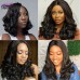 Stema Double Drawn Full 13x4 Transparent Lace Big Frontal Virgin Hair Wig 250% Density