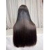 Stema #1B/2 Half Brown 300% Density Double Drawn Bone Straight 2x6 5x5 Lace Closure Wig