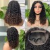 Stema 5x5 Double Drawn Ombre Burmese  Curl Transparent Lace Closure Wig