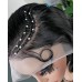 Stema Frontal Braided Double Drawn Bouncy Curl 13x4 Transparent Lace Frontal Wig 250% Density
