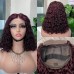 Stema 5x5 Water Wave Double Drawn Transparent Lace Closure Bob Wig