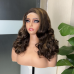 Stema #4/27 5x5 Glueless Double Drawn Bouncy Curl Transparent Lace Closure Wig