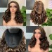 Stema #4/27 5x5 Glueless Double Drawn Bouncy Curl Transparent Lace Closure Wig