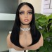 Stema 5x5 Glueless HD Lace Double Drawn Bone Straight Closure Bob Wig