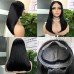 Stema 5x5 Glueless HD Lace Double Drawn Bone Straight Closure Bob Wig
