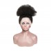 Stema 360 Lace Frontal Fluffy Afro Kinky Curly Human Hair Wig Natural Short Wigs For Black Women