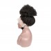 Stema 360 Lace Frontal Fluffy Afro Kinky Curly Human Hair Wig Natural Short Wigs For Black Women