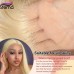 Stema 613 Blonde Body Wave 13x6 Transparent Lace Big Frontal Wig 180% Density