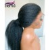 Stema 360 Lace Frontal Wig Kinky Straight Pre Plucked Human Hair Wig 200% Density 