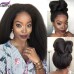 Stema 360 Lace Frontal Wig Kinky Straight Pre Plucked Human Hair Wig 200% Density 