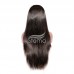 Stema 13X4 Transparent Lace Big Frontal Straight Wig With Bangs