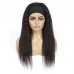 Stema Headband Wig Human Hair Kinky Straight Wig No PrePlucked Hairline 
