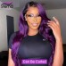 Stema Straight Black Root Ombre Colored 4x4 Lace Closure Wig 180%