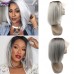 Stema Ombre 1B/Grey 13x4 Lace Front Straight Bob Wig