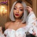 Stema Ombre 1B/Grey 13x4 Lace Front Straight Bob Wig