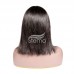 Stema 13x1 T Part Middle Part Straight Human Hair Bob Wig