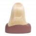 Stema 613 Blonde 13x4 Transparent Lace Straight Frontal Bob Wig