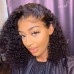 Stema T Part Lace Kinky Curly Bob Human Hair Wig