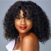 Stema Bob Machine Made Wigs With Bangs Deep Wave Virgin Hair