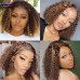 Stema #4/27 highlight 13x4 Lace Front Curly Bob Wig