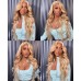 Stema Blonde Highlight #30/613 13x4 Transparent Lace Front Straight Body Wave Wig