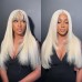 Stema #613 Blonde 13x4 Transparent Lace Big Frontal Wig