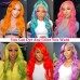 Stema Color Wigs 13x4 Transparent Lace Front Human Hair Wig