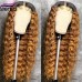 Stema 1B/30 Deep Wave 13x4 Transparent Lace Front Human Hair Wig