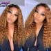 Stema 1B/30 Deep Wave 13x4 Transparent Lace Front Human Hair Wig