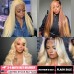 Stema Color Wigs 13x4 Transparent Lace Front Human Hair Wig