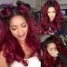 Stema 1B/99J Ombre Highlight Loose Wave 13x4 Transparent Lace Front Human Hair Wig