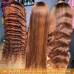 Stema #4/350 Ginger Highlight 13x4 Transparent Lace Front Human Hair Wig