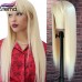 Stema #613 Blonde 13x4 Transparent Lace Big Frontal Wig