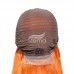 Stema Orange Ginger 13x4 Transparent Lace Front Human Hair Wigs