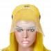 Stema Yellow Straight 13x4 Lace Frontal Human Hair Wig Cosplay