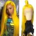 Stema Yellow Straight 13x4 Lace Frontal Human Hair Wig Cosplay