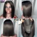 Stema 2x6 SDD Bone Straight Colored Transparent Lace Closure Bob Wigs