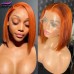 Stema 13x4 Color Straight Transparent Lace Front Bob Wigs