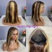 Stema 13x4 Color Straight Transparent Lace Front Bob Wigs