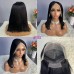 Stema 13x4 Color Straight Transparent Lace Front Bob Wigs