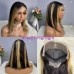 Stema 13x4 Color Straight Transparent Lace Front Bob Wigs