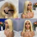Stema 13x4 Color Straight Transparent Lace Front Bob Wigs