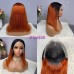 Stema 13x4 Color Straight Transparent Lace Front Bob Wigs