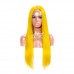 Stema Yellow Straight 13x4 Lace Frontal Human Hair Wig Cosplay