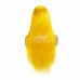 Stema Yellow Straight 13x4 Lace Frontal Human Hair Wig Cosplay