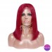 Stema Human Hair Color Straight 13x4 Lace Front Bob Wigs