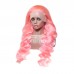 Stema Pink Body Wave 13x4 Transparent Lace Front Human Hair Wig