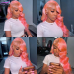Stema Barbie Pink 13x4 Transparent Lace Front Human Hair Wig
